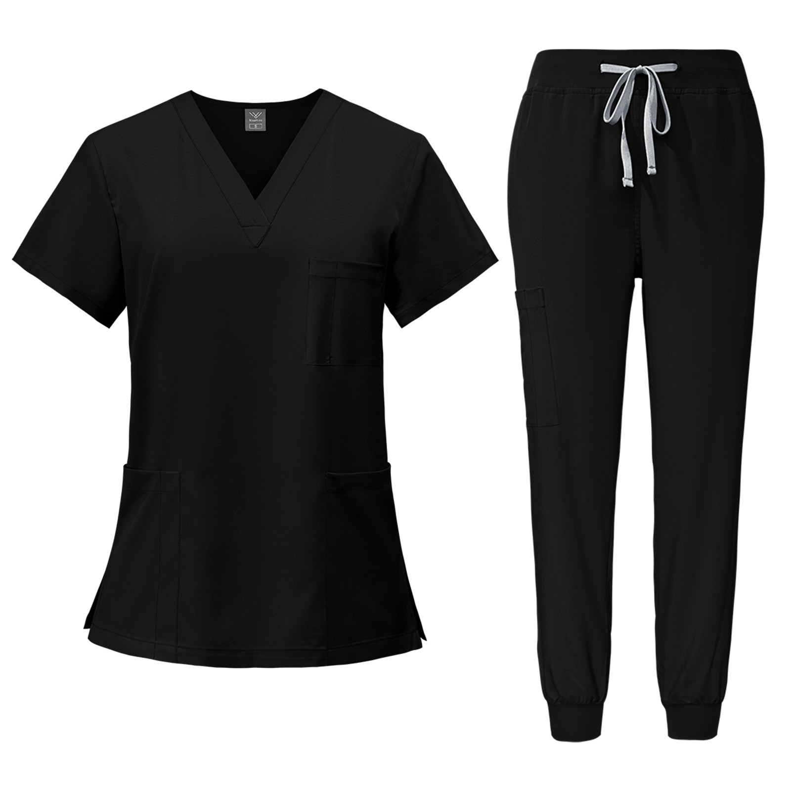 Uniformes De Enfermeras Mujer Emergency Mobility Stretch Black XL Uniformes De Enfermeras Mujer Emergency Mobility Stretch Black XL