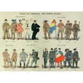 thumbnail image 1 of Uniforms Of Nations Allied With France In World War 1. 1914-18. Countries Include United State History, 1 of 2