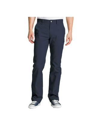 Men's Heavyweight Fleece-Lined Stretch Chino Uniform Work Pants