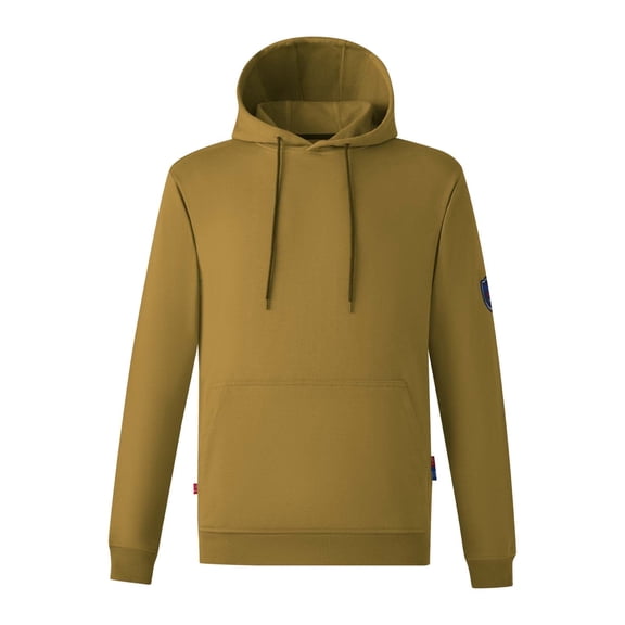 UNIFU FR Hooded Pullover Shirts Flame Resistant 12OZ Heavyweight Men’s 100% C Long Sleeve Welding Sweatshirt NFPA2112/CAT2