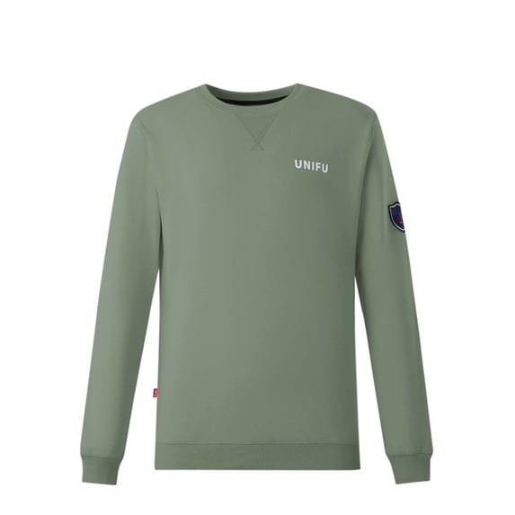 UNIFU FR Shirts for men Flame Resistant Long Sleeve 12OZ Heavy Weight Long Sleeve 100% Cotton Crew Neck Shirt NFPA2112/CAT2