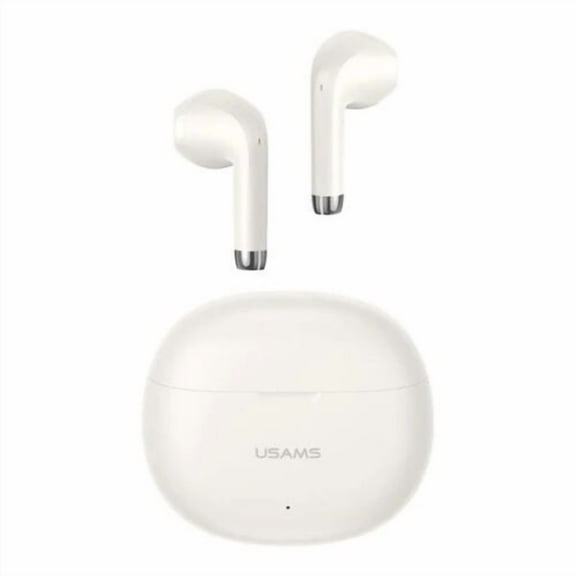 for Unihertz Atom XL Wireless Earbuds Bluetooth 5.3 Headphones with Charging Case,Wireless Earphones with Noise Cancelling Mic,IPX4 Waterproof Earphones,Touch Control - White