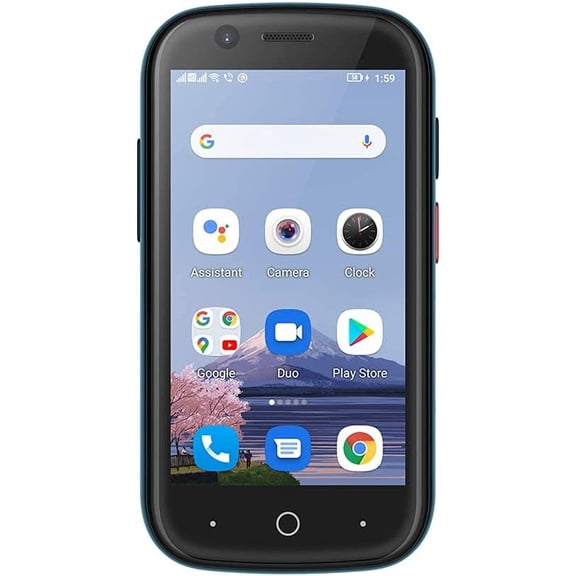 Unihertz Jelly 2 Smallest 4G Android 11 Mini Smartphone 6GB RAM 128GB ROM NFC Dark Green