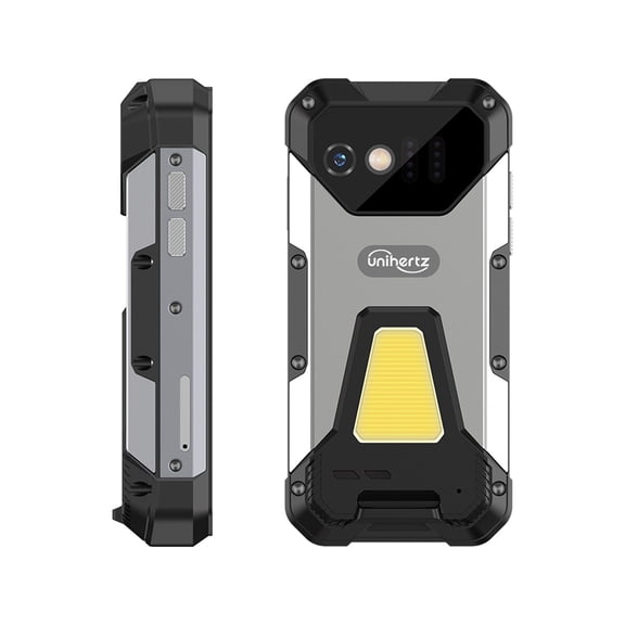 Unihertz Tank Mini, 4.3-Inch Small Screen Android 13 4G Rugged Smartphone With Camping Light and 8GB 256GB,Black