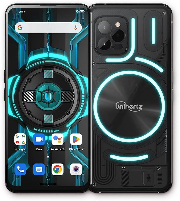 Unihertz TickTock-E, 4G Full-Featured Android 12 Smart Phone with Dual-Screen 4G+64G Row
