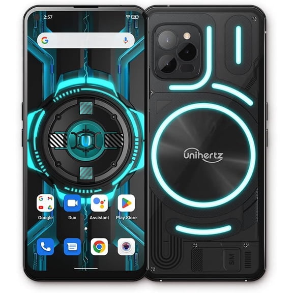 Unihertz TickTock-E, 4G Full-Featured Android 12 Smart Phone with Dual-Screen 4G+64G Row