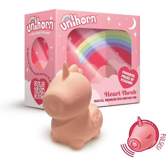 Unihorn Mini Unicorn Vibrator for Women - Heart Throb