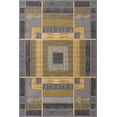 thumbnail image 1 of Uniited Weavers Charlize Primrose Geometric Silver Woven Polypropylene Area Rug or Runner Rug, 1 of 1