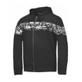 thumbnail image 1 of Derringer Men's Ghost Reflective Skulls Riding Hoodie Sweatshirt, Black (XL), 1 of 2