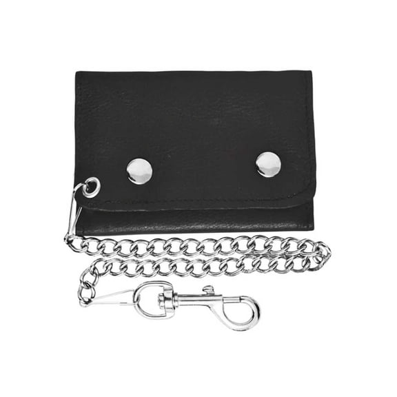 Unik 9082-00-BLK-OS Biker Chain Wallets, Black - One Size