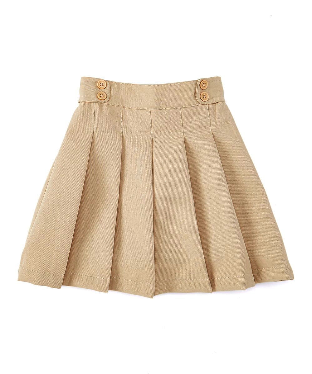 Unik Girl Uniform Skirt with Built in Shorts Khaki Size 6