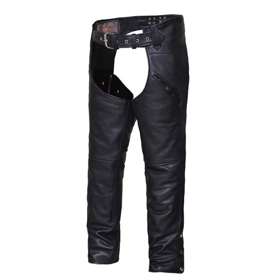 Unik International Black Unisex Chaps