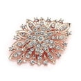 thumbnail image 1 of Unik Occasions 5H083 Rhinestone Crystal Brooch (Rose Gold), 1 of 1
