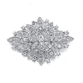 thumbnail image 1 of Unik Occasions 5H083 Rhinestone Crystal Brooch (Silver), 1 of 1