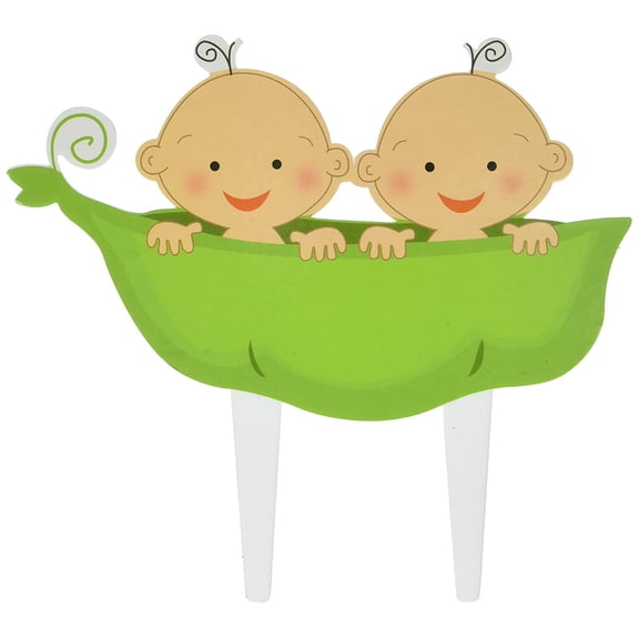 unik occasions twins acrylic cake topper (boys)
