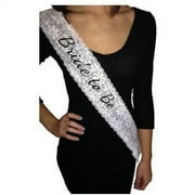 Unik Occasions Bachelorette Party "Bride to Be" Lace Sash, White