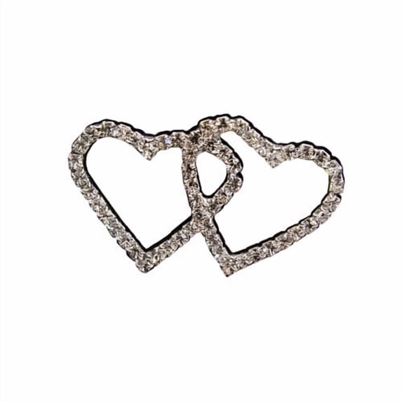 Le Prise Classic Double Hearts Bouquet Jewelry