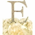 thumbnail image 1 of Unik Occasions Collection Rhinestone Wedding Cake Topper, Gold, 1 of 7
