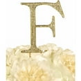 thumbnail image 1 of Unik Occasions Collection Rhinestone Wedding Cake Topper, Gold, 1 of 7