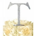 thumbnail image 1 of Unik Occasions Collection Rhinestone Wedding Cake Topper, Silver, 1 of 7