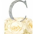 thumbnail image 1 of Unik Occasions Collection Rhinestone Wedding Cake Topper, Silver, 1 of 7