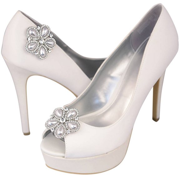 Unik Occasions Set of 2 Rhinestone Shoe Buckles, 1054