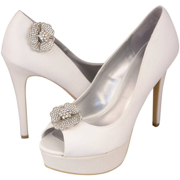 Unik Occasions Set of 2 Rhinestone Shoe Buckles, 2784