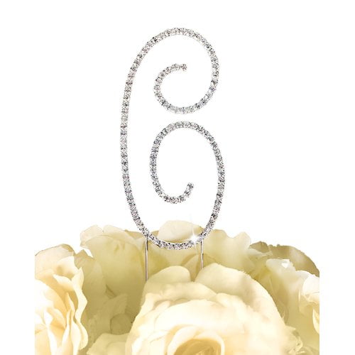 Unik Occasions Simply Elegant Monogram Cake Topper