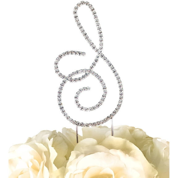 Unik Occasions Simply Elegant Monogram Cake Topper
