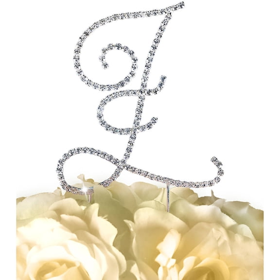 Unik Occasions Simply Elegant Monogram Cake Topper
