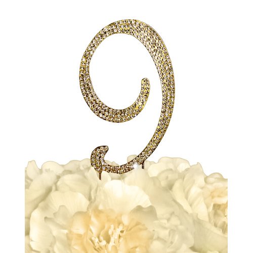 Le Prise Number Monogram Cake Topper