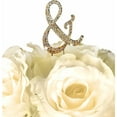 thumbnail image 1 of Unik Occasions Sparkling Collection Monogram Cake Topper, Gold, 1 of 2