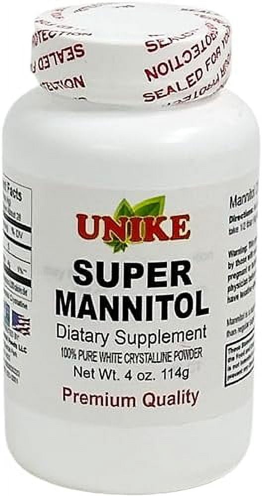 Unike Nutra Original Super Mannitol powder | Natural Sugar Substitute & Sugar Alternative |Natural & Healthy Artificial Sweetener | 100% Vegan, Gluten-free, Dietary Supplement (Pack of 6)
