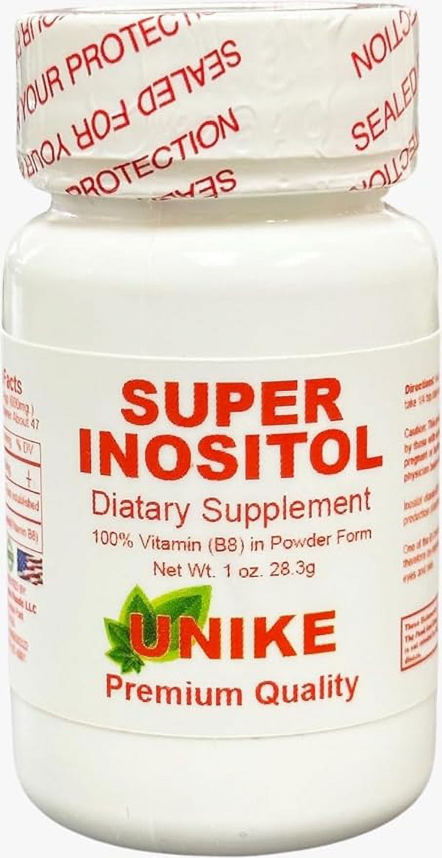 Unike Nutra Super Inositol Dietary Supplement| Inositol (Vitamin B8 ...