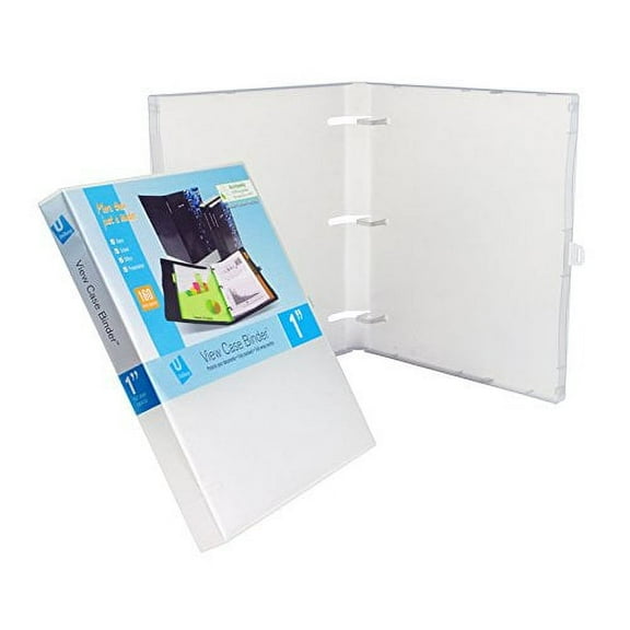Unikeep Case View 3 Ring Binder, 3 Pack