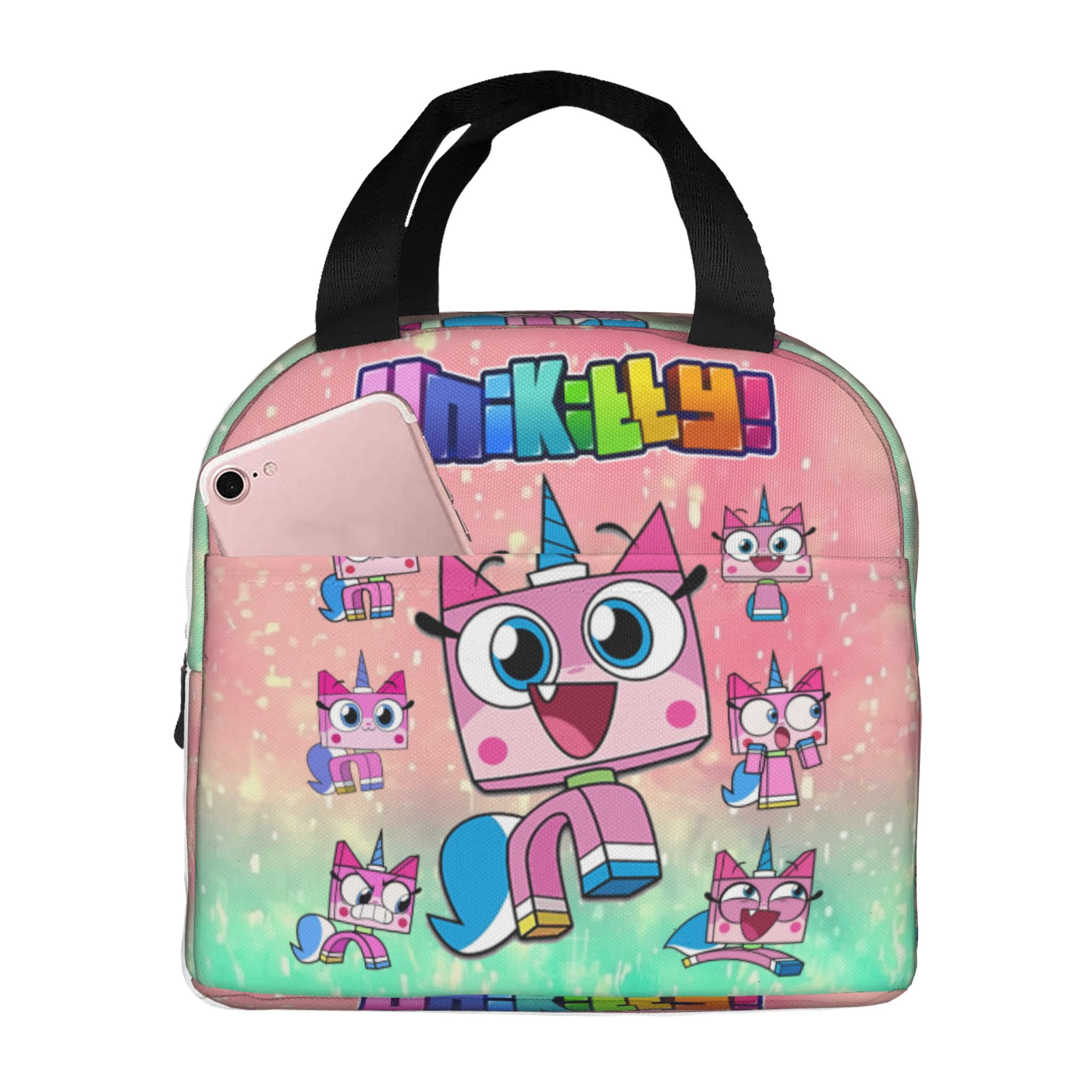 Unikitty! Lunch Bag Tote Bag Insulated Lunch Box Picnic Beach Fishing ...