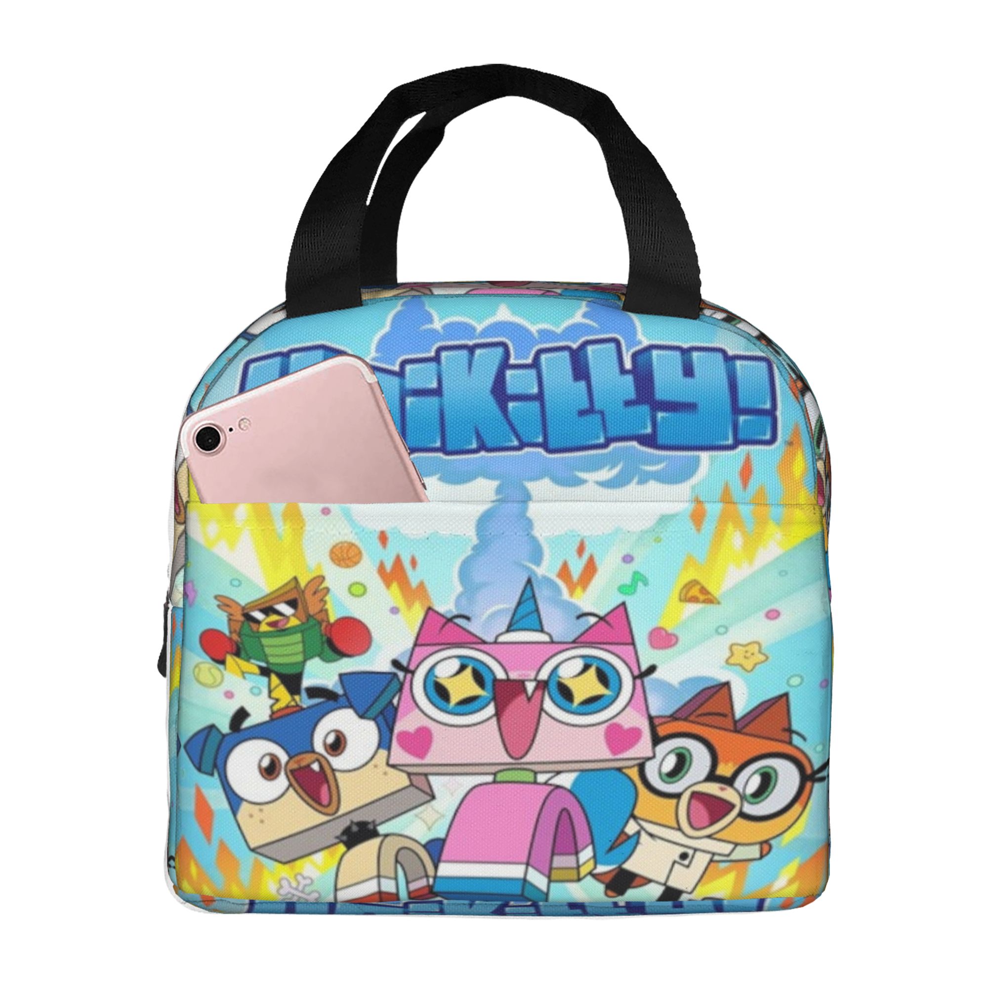 Unikitty! Lunch Bag Tote Bag Insulated Lunch Box Picnic Beach Fishing ...