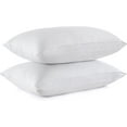 Unikome King Size Goose Down Pillows, Set of 2, Firm Filled, 20x36