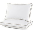 Unikome Goose Down Pillows Queen Size Set of 2, 100 Cotton Pillow