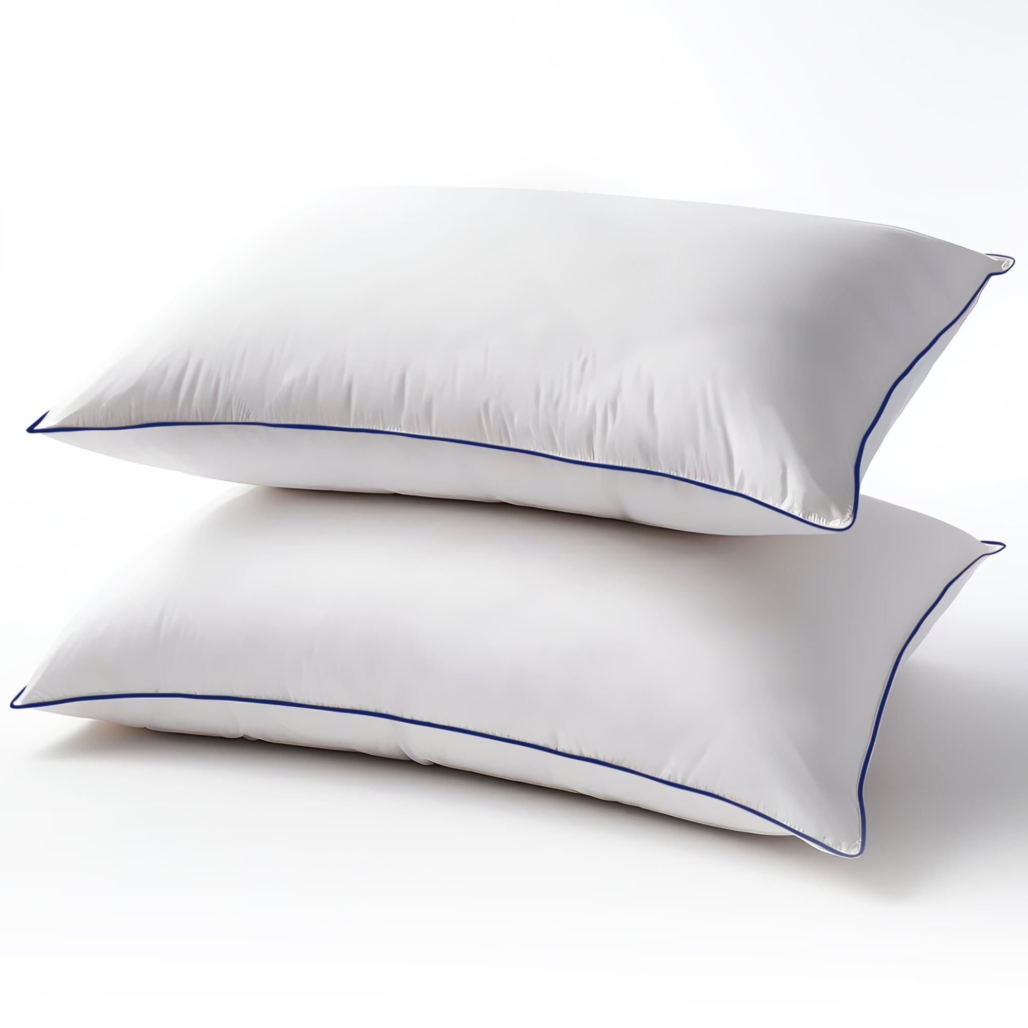 Unikome Hotel Collection King Size Goose Down Pillows for Sleeping Firm Set of 2 20 x 36 Inch Walmart