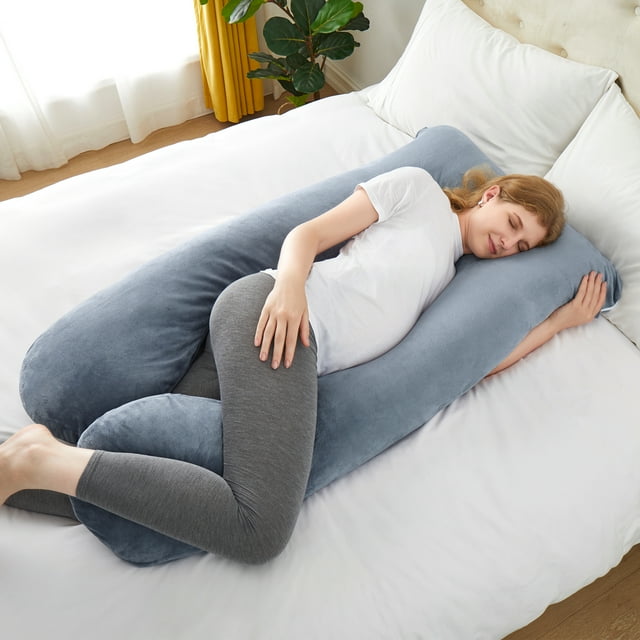 Unikome Pregnancy Body Pillows 32" x 56" Inch UShaped Maternity Pillow