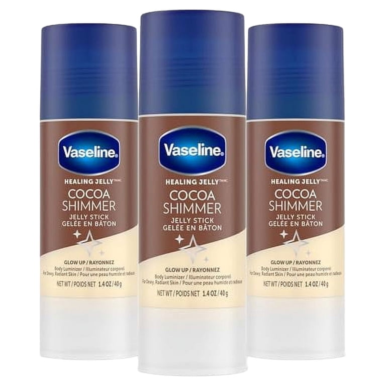 Vaseline Cocoa Shimmer Jelly Stick – Non-Greasy Moisturizer for