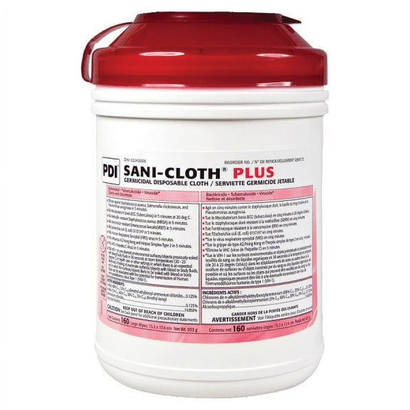 Unimed Sani-Cloth Disinfectant Disposable Wipes, Box Of 160