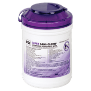 Unimed Super Sani-Cloth Germicidal Wipes, 6" x 6-3/4", Tub Of 160 Wipes