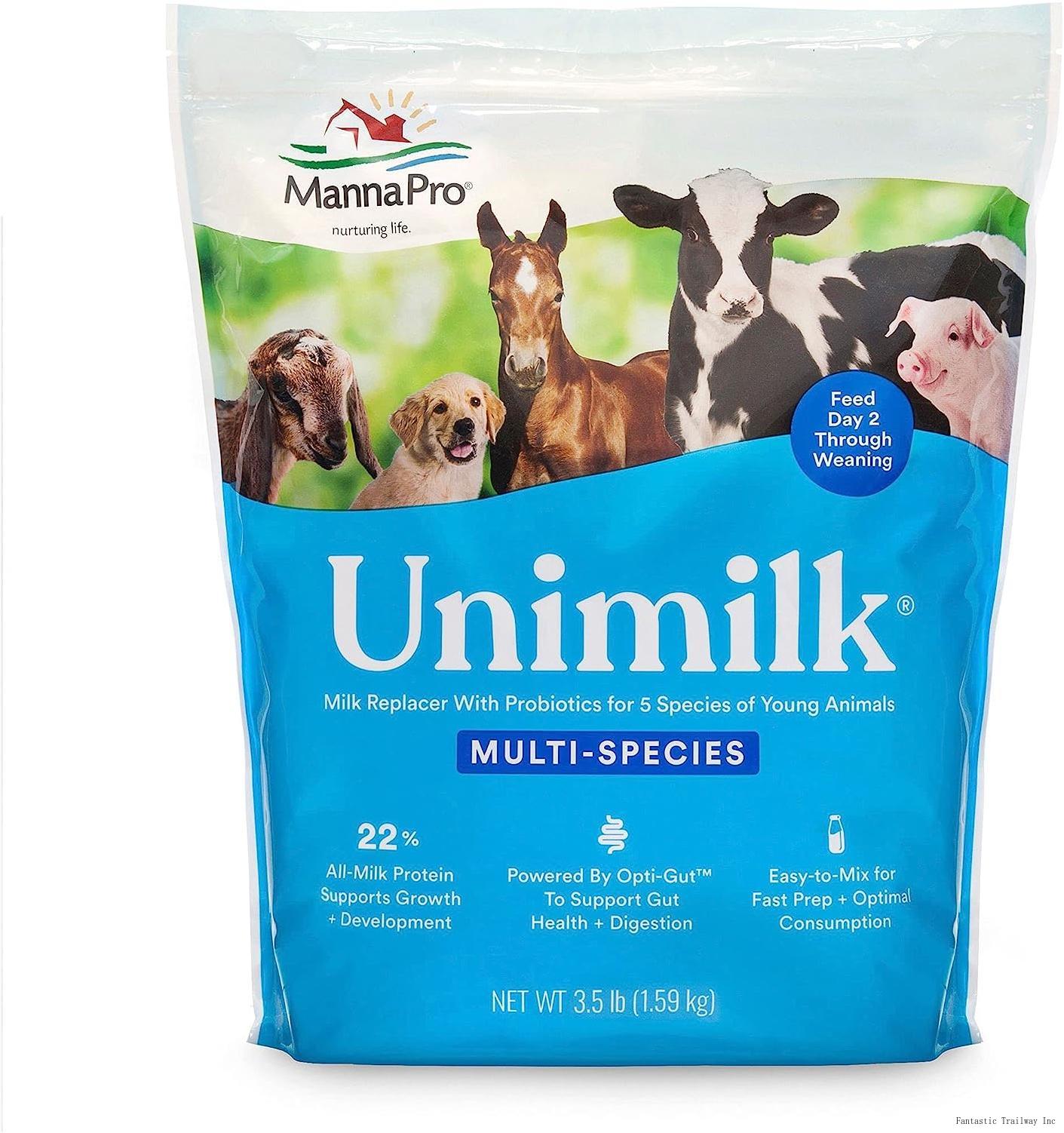 Unimilk Multi Species Milk Replacer Great For Puppies 3.5 Lb Walmart