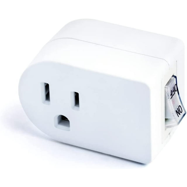 Uninex PS27 Single Grounded Outlet On/Off Power Switch with Amber Light