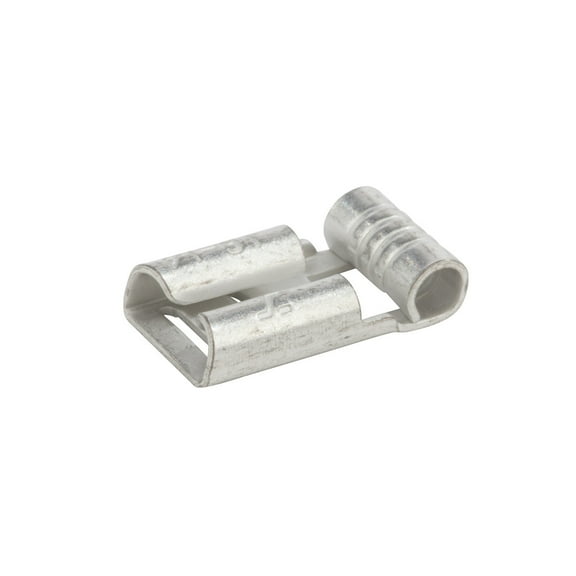 Uninsulated Flag Terminal, Small Packs, 16-14 Wire Size, 0.250" x 0.032" Tab