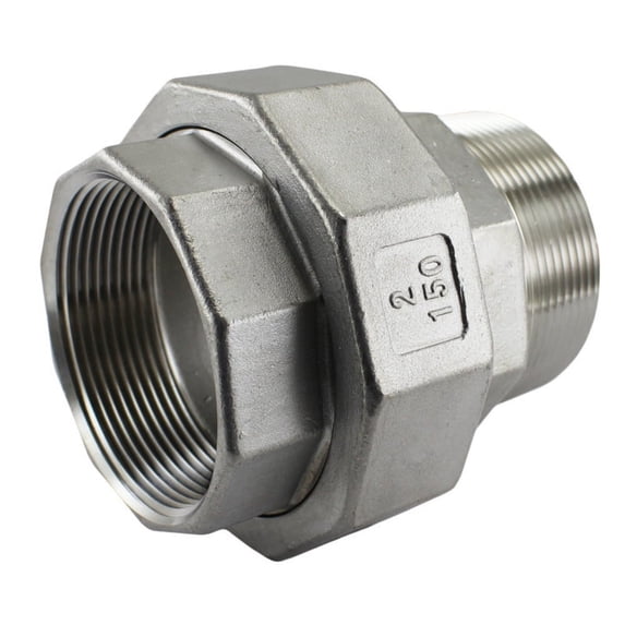 Union 2" Male x Female NPT Ports Stainless Steel Pipe Fitting