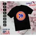 Union 76 Gasoline logo TShirt USA MADE IN USA