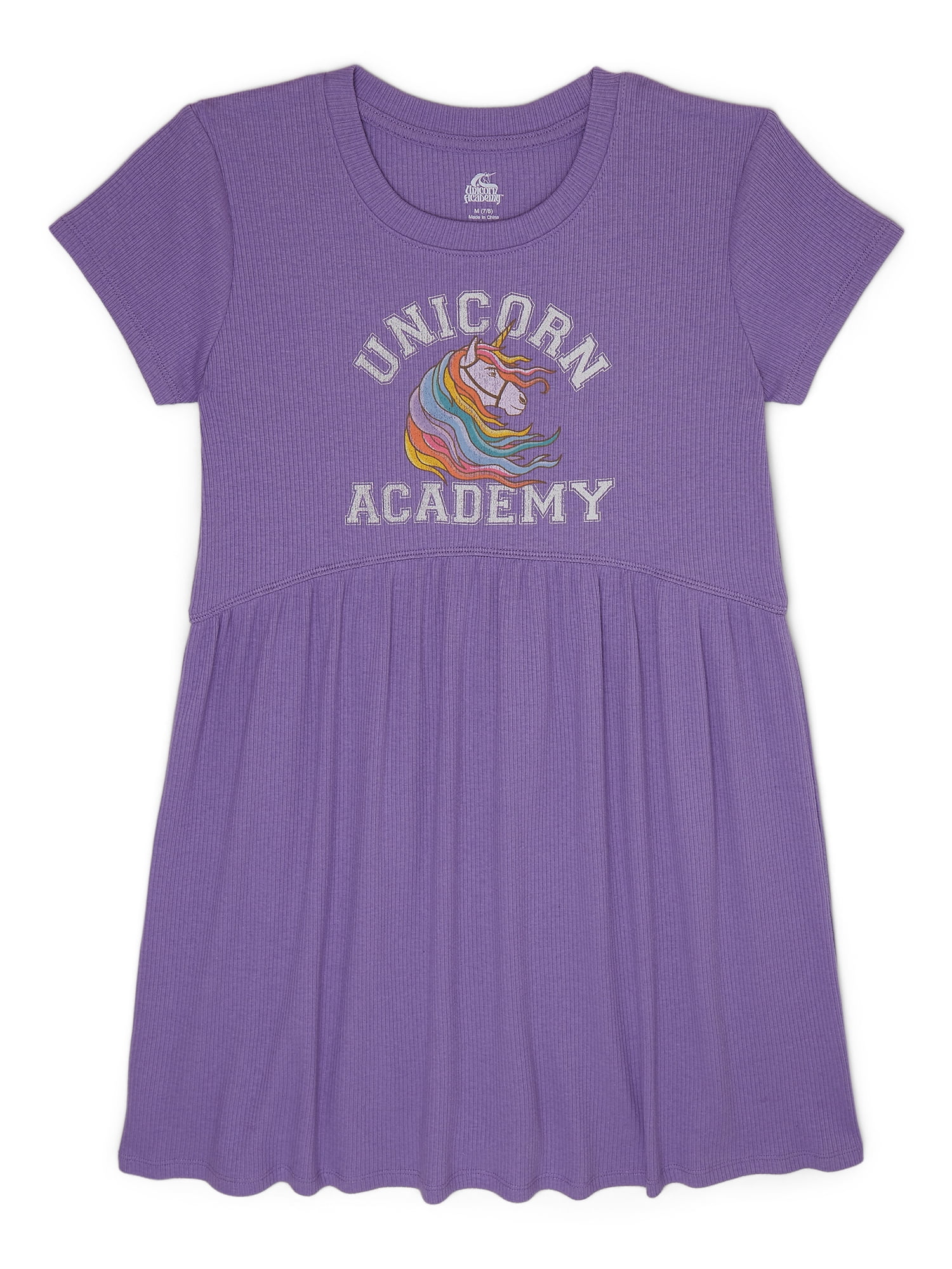 Union Academy Comfort Fit Graphic Short Sleeve Dress, 6-6X (Girl's)
